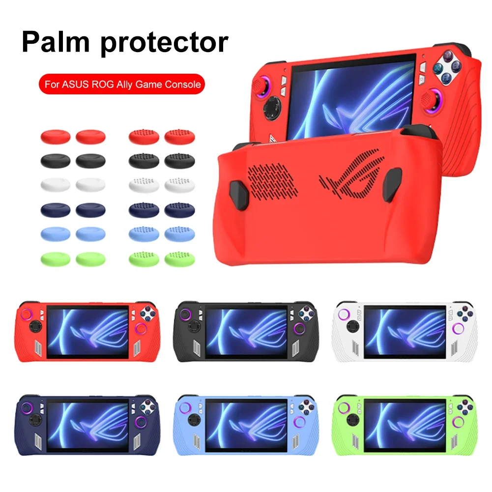 Adatto per console di gioco portatile ASUS ROG Ally Anti-collisione e anti-touch 360 ° Custodia protettiva in morbido silicone a tutto tondo - immagine 2