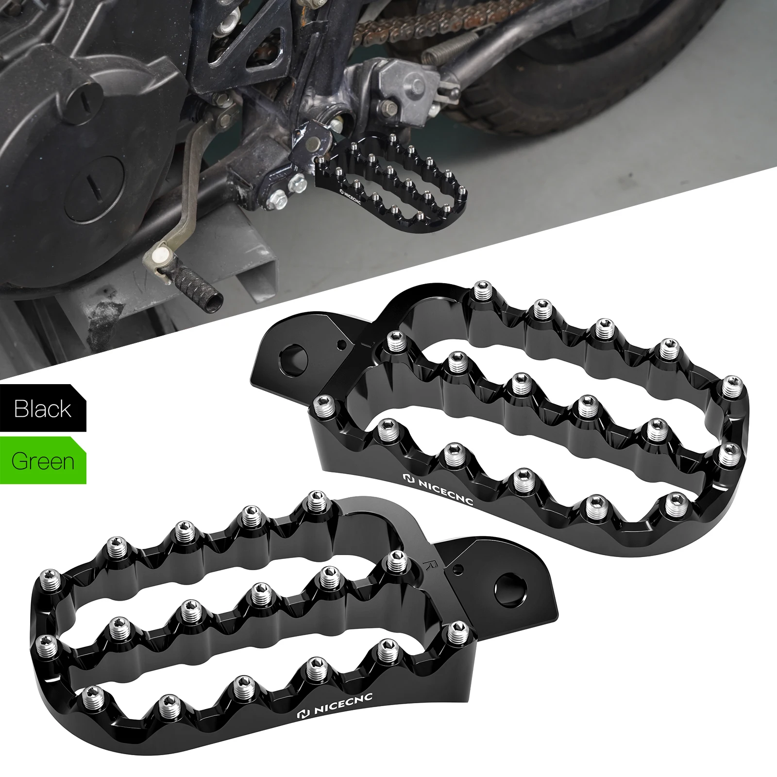 

Подножки для мотоцикла Kawasaki KLR650 1987-2022 2023 KLR650
