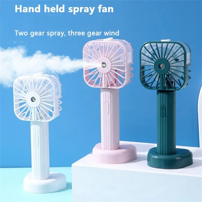 

Refreshing Appliances Blue Refrigeration Sprinkle Quick Key Switch Outdoors Mini Fan Mini Enfriamiento Oficina Electric Fan