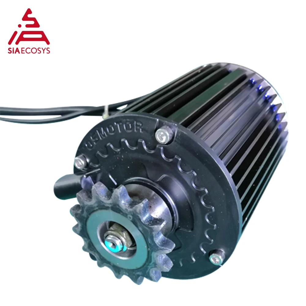 QS90 1000W 72V 55KPH Mid Drive Motor Kits with EM50-4 Controller Belt/ 428 Sprocket Adapter Type For Electric Scooter