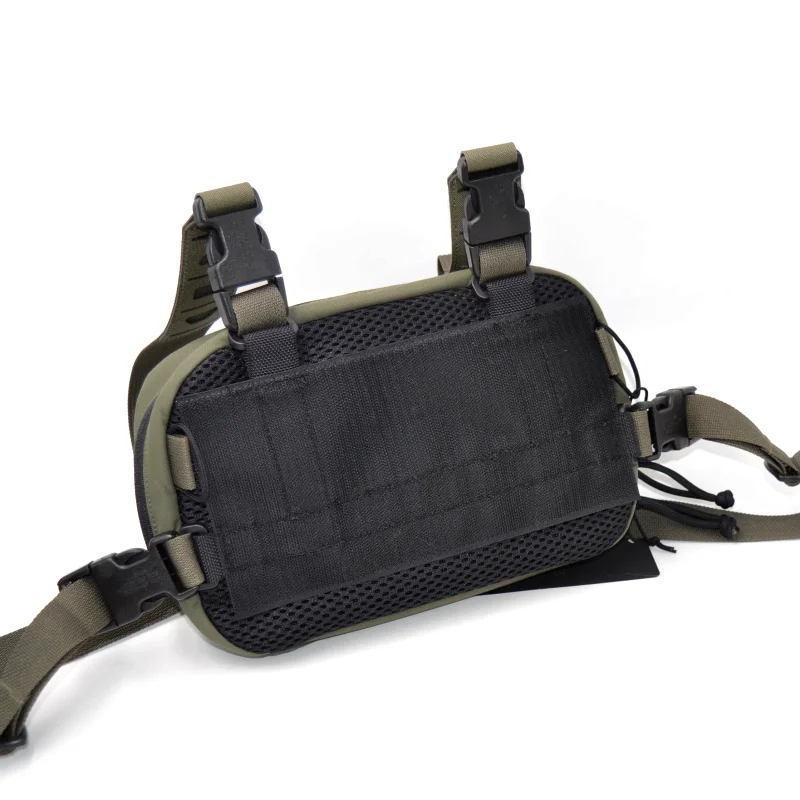 Sommer Taktische Weste Brust Rig Tasche Atmungsaktive Pad Gummi Dämpfung Pad Rückwand Haken Schleife Gurtband Hängen Platte Jagd Ausrüstung – Detail 8