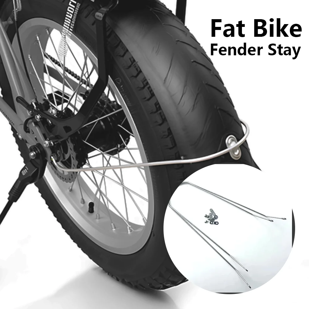 Fat Tire Bicycle Universal Fender Stay A Set Front Rear Durable ...