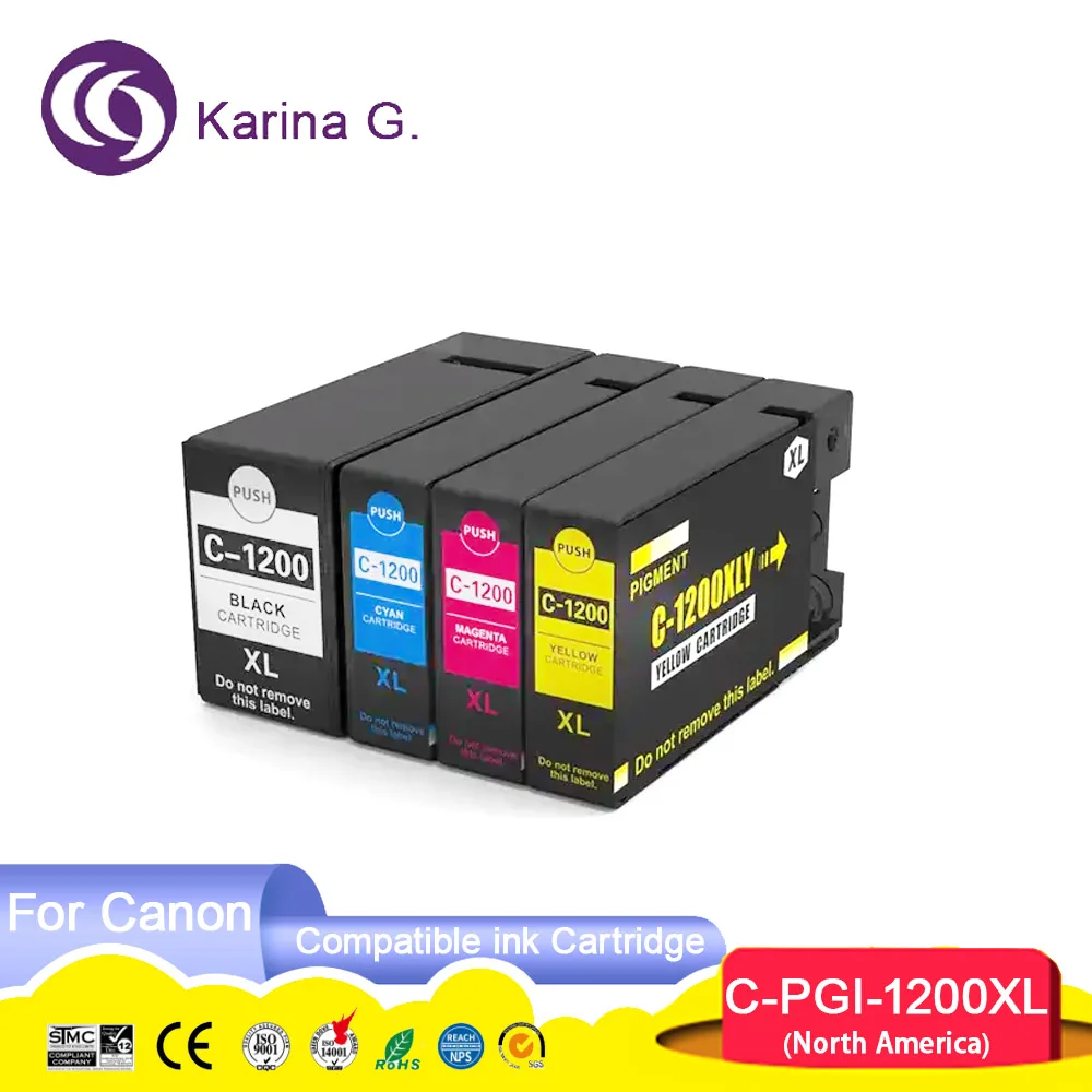 C-1200XL PGI-1200 PGI1200XL Premium Compatible Color Inkjet Ink Cartridge for M
