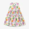 Baby Girls Summer New Children's Clothing Kids Clothes Toddler Birthday Cotton Casual Flowers Sleeveless Dress Sundress 1