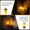 LED Flame Effect Light Bulb E27,Decorative Flickering Realistic Fire Lights Bulb,Festival Decoration Lamp,Black-B 6