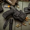 360° Rotating Universal Holster,OWB Tactical Holster For 200+ Popular full size,compact,subcompact  pistols. Belt Clip Right 1