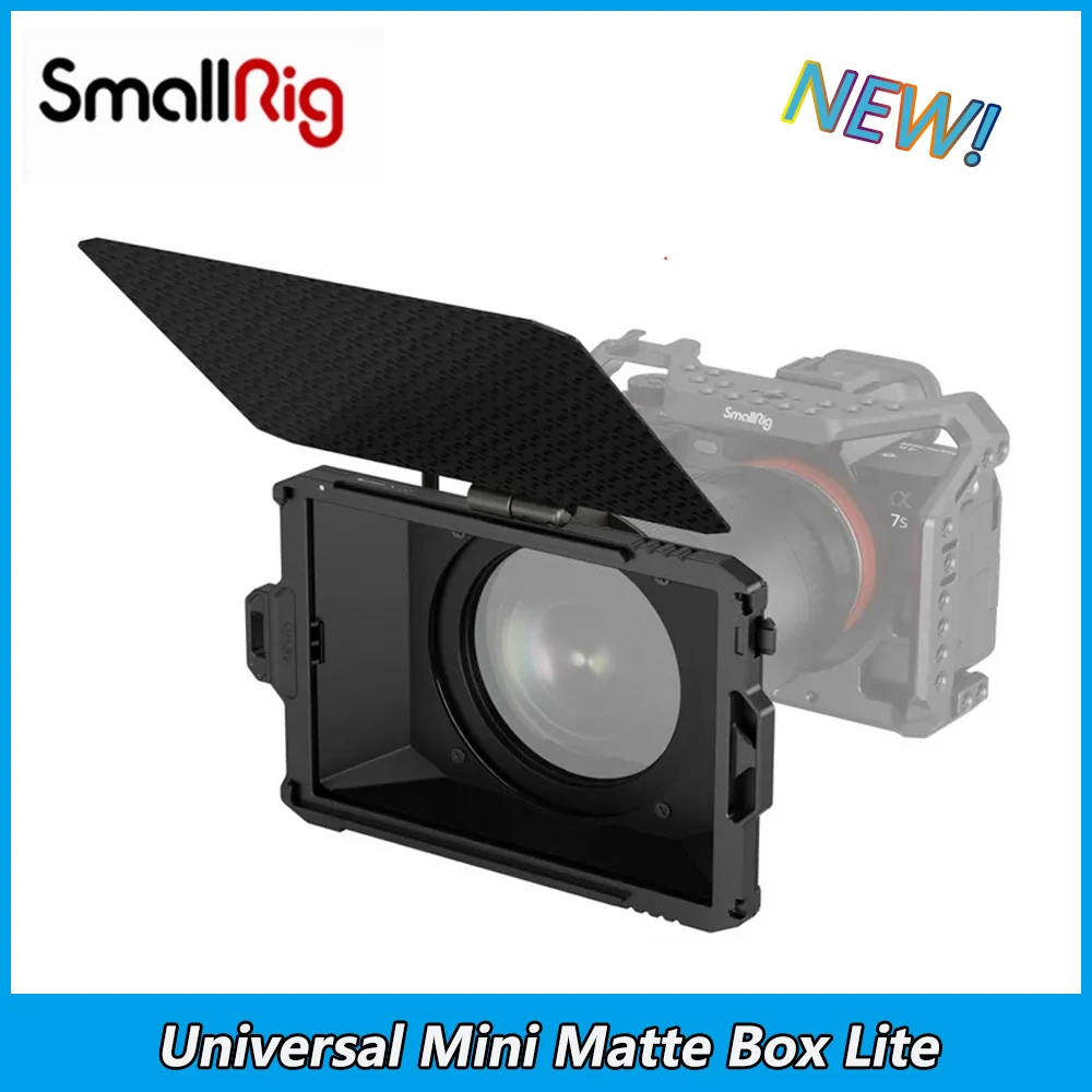

Маленький Универсальный матовый бокс SmallRig Lite для камер SONY, CANON, NIKON, из углеродного волокна, с верхним флагом, несколько фильтров весит всего 108 г, 3575