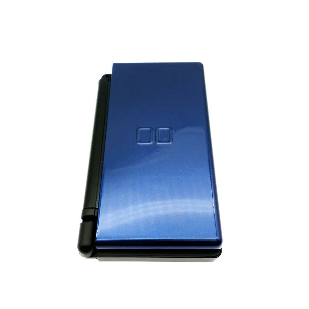 Top Blue Bottom Black Full Housing Shell Case Cover Buttons + Screwdriver Tool Kit For DS Lite NDSL