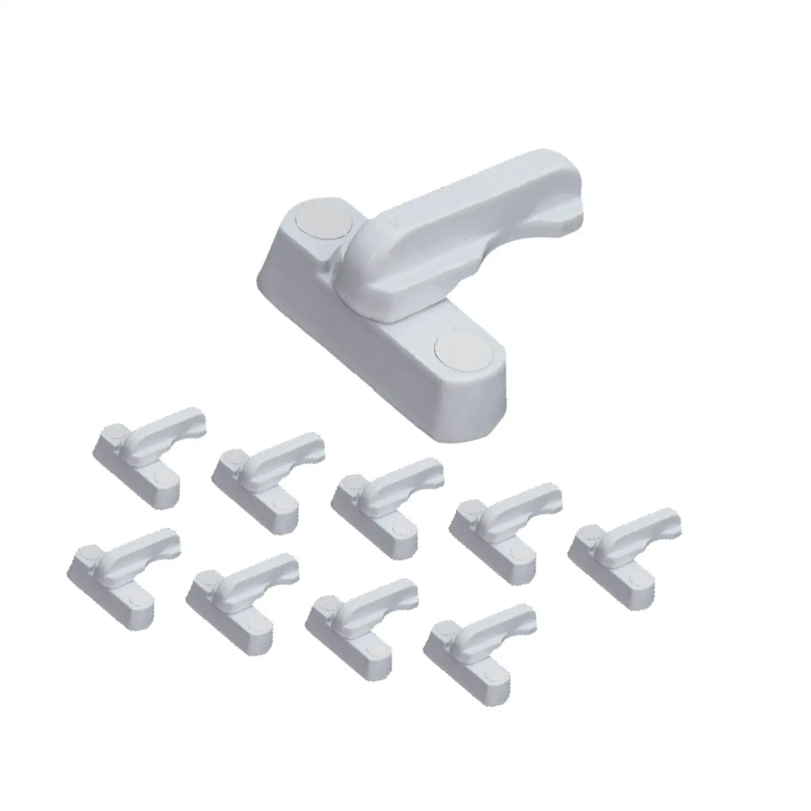 12Pcs Window Sash Locks Childproof Children Protection Sash Jammers for Bedroom up and Down Window Home Casement Kids