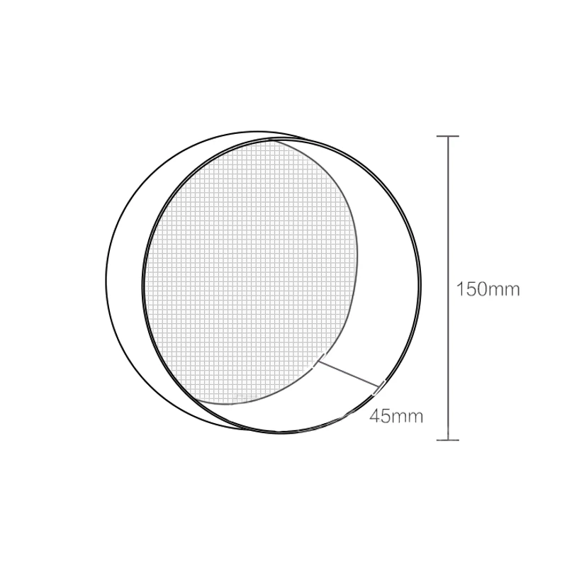 Generic Tamis De Farine rondes en acier inoxydable // Ensemble de 6 PCS //  Flour Sifter à prix pas cher