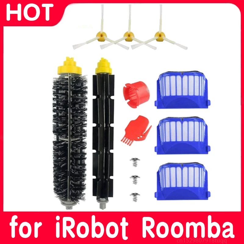 Rumba Aspirapolvere Robot Filtri HEPA Per IRobot Roomba 600 Serie - Ricambi Per Aspirapolvere Robot, Kit Con 6 Filtri E Pulitivo Filtri Hepa Roomba