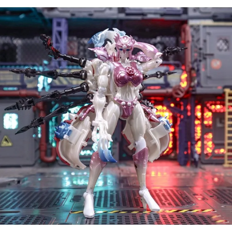 【재고 있음】 변신 장난감 오리지널 제품 TransArt BWM-08PW BWM08PW TA 메탈 블랙라크니아 핑크 스파이더 워리어