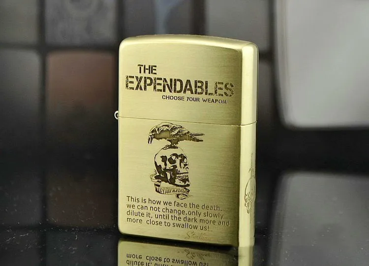 Zippo Vintage The Consumables Gold Collection In Box