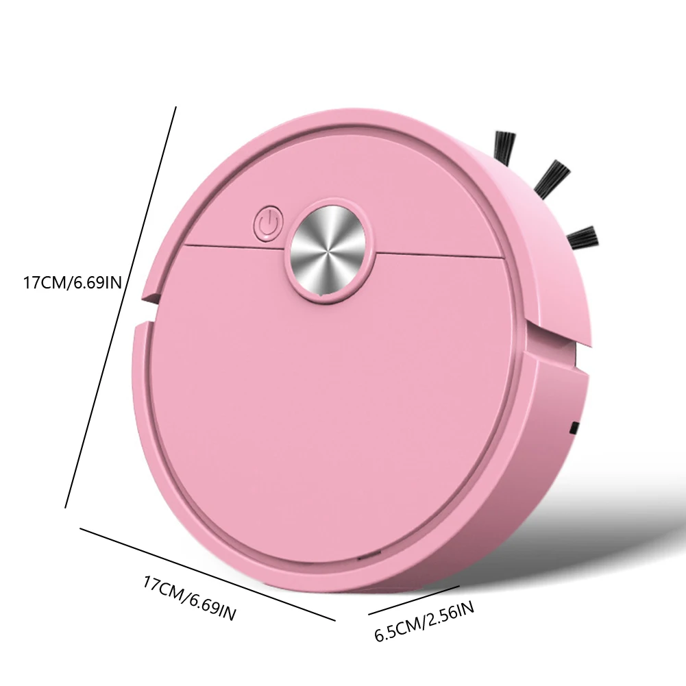 3 in 1 Vacuum Mop Robot Rechargeable Sweeping Machine Strong Suction Compact Cleaning Machine for Pet Hair Stubborn Dirt 6