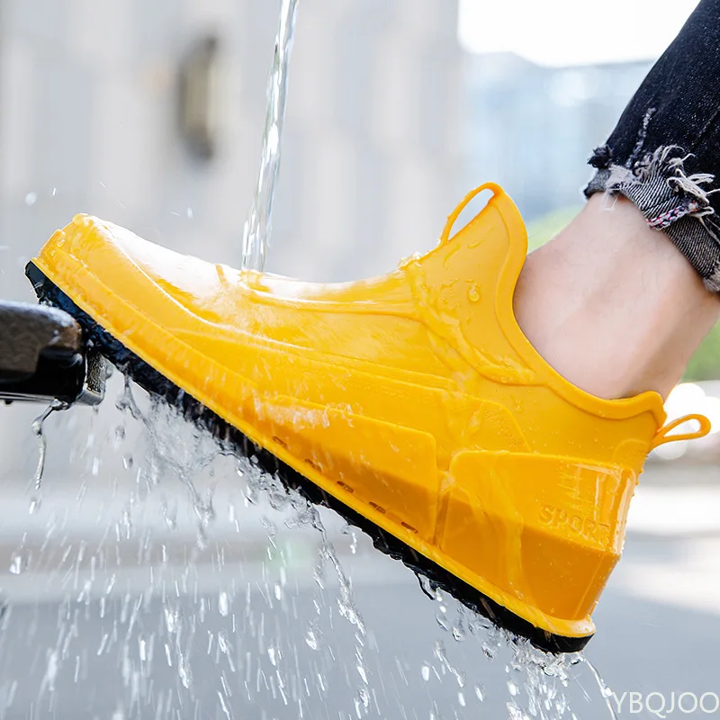 Chaussures de pêche Shaxi 2022 imperméables - Bottes randonnée antidérapantes travail durable noir