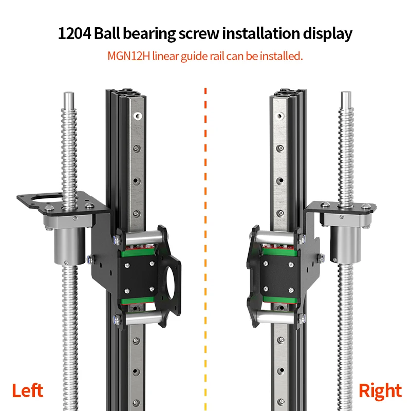 Parafuso de Esfera Duplo Z-axis Mgn12h Trilho Linear Guia Fixação Placa Suporte de Montagem para Ender3 v2 Ender3 Pro Cr10 3d Impressora Atualização 1204 - Imagem 2