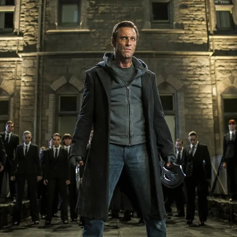 YANGHAOYUSONG Homemade Aaron Eckhart I Frankenstein Adam mid-length woolen coat aaron s rod флейта аарона на англ яз