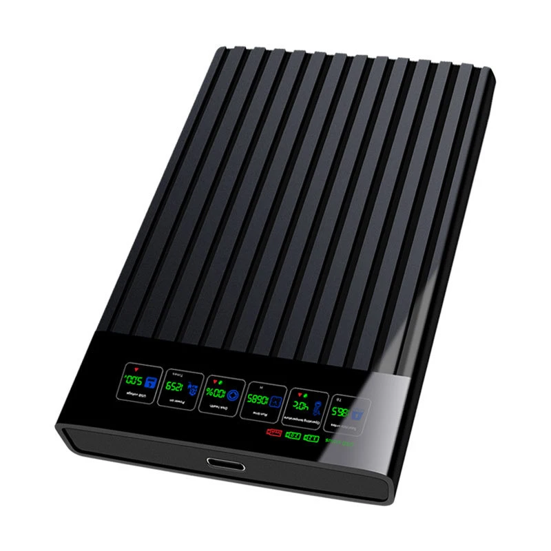 UTHAI Type-C Portable Hard Drive Chassis Intelligent Digital Display 2.5 Inch Laptop External SATA Serial Port U25T external hard drive case ssd enclosure hard drive enclosure