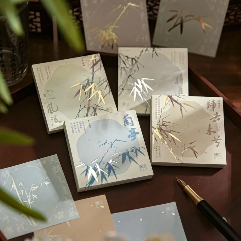 

Vintage Bamboo Notepad DIY Decor Scrapbooking Card Making Journaling Plan Sticker