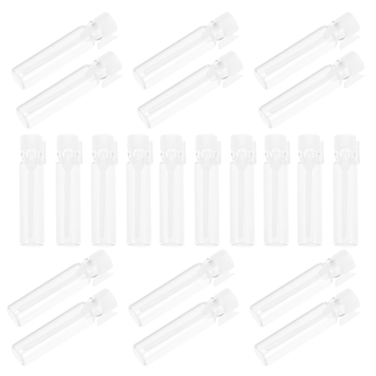 50 Pcs Misting Spray Bottles Perfume Sample with Drop Portable Glass Tube Refillable Travel misting fan portable water spray misting cooling fan usb rechargeable humidifier moisturizing device mini water mist fan