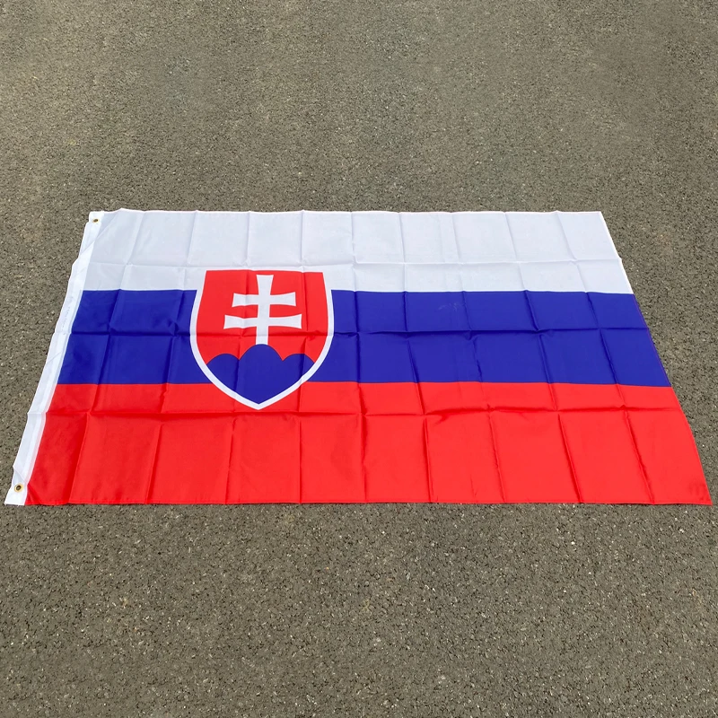 aerlxemrbrae flag 90*150cm Slovakia FLAG slovak Banner EU 3*5FT Hanging  flag