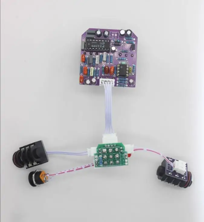 DIY handmade electric guitar effect Deep Blue Delay deep blue delay