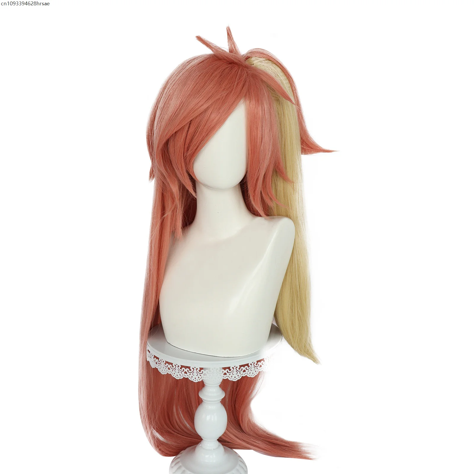 Parrucche per costumi anime Cosplay Capelli sintetici lunghi resistenti al calore Festa di Halloween Gioco di ruolo Carnevale Prop - immagine 2