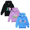 Peppa Pigs Hoodies Toddler Boy Girl Children Kid Hooded Sweatshirt Pullover Cartoon Printed Shirt Birthday Christmas Gift 1