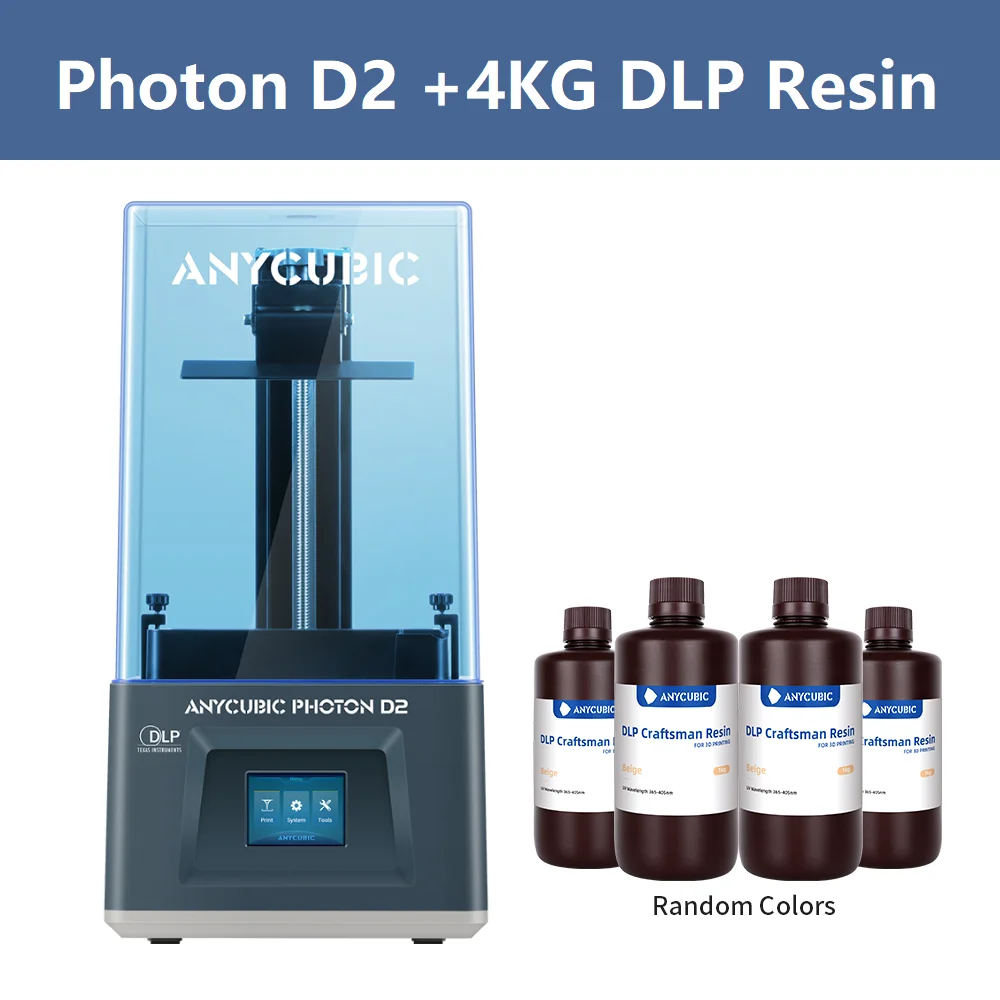 ANYCUBIC Photon D2 DLP 3D プリンター デュアル アルゴリズム 超高