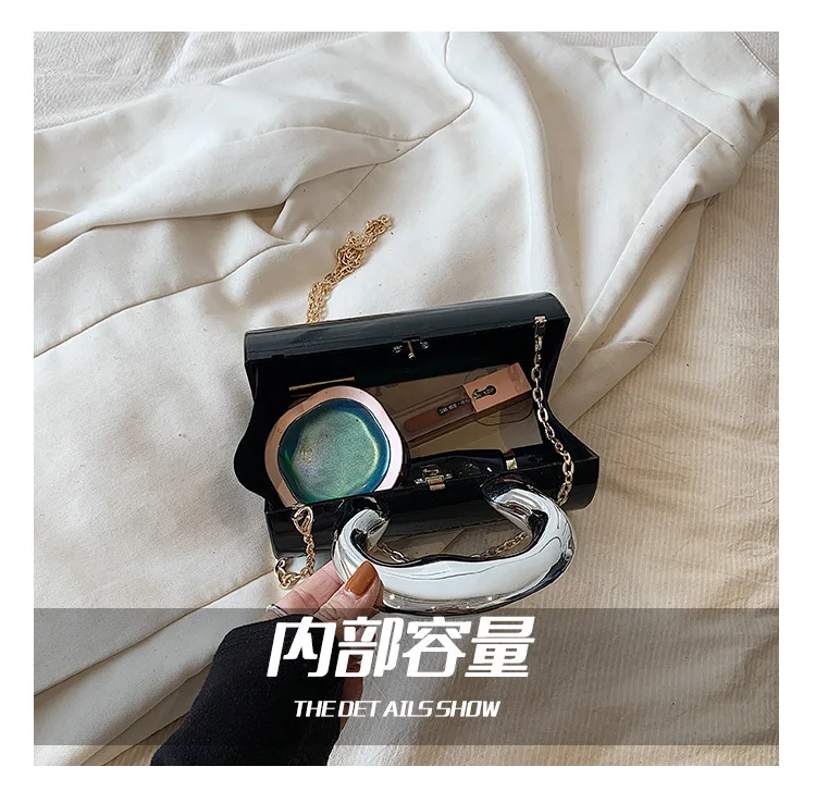 حقيبة كتف صغيرة متقاطعة مع الجسم للنساء ، حقائب يد نسائية ، قابض عصري ، صندوق ذهبي ، محفظة مسائية ، براثن حفلات ، أسطوانة ، 11 S27691f152a1248818eb097df0ed6f916k