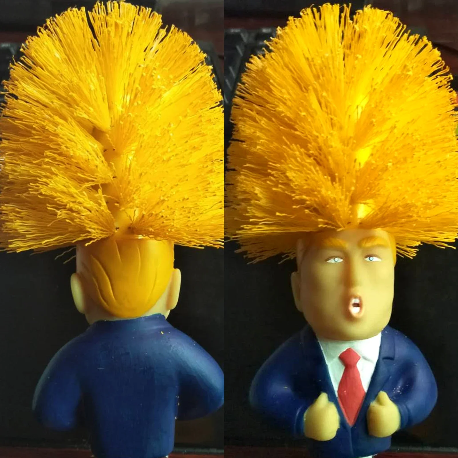New Toilet Brush Holder Plastic Base Yellow Open Arms Set Funny Gag Creative Gift Clean Bathroom Tiles Cleaning Brosse Toilette