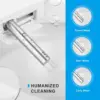 Smart Toilet Bidet Toilet Foot Sensor Flush Heated Seat Multi Function Remote Control Soft Closing Seat Smart Bidet Automatic 4