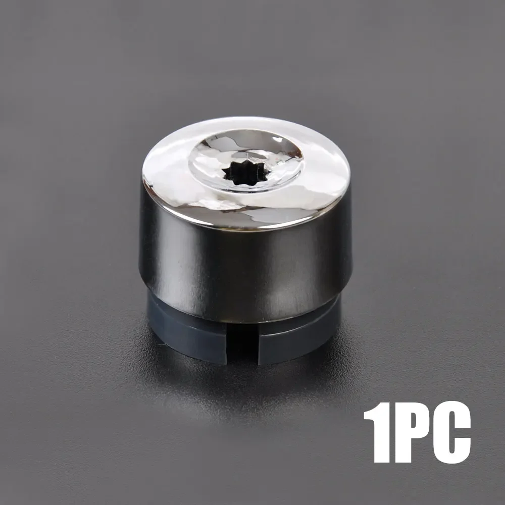 Wheel Hub Caps 1Pc Car Wheel Lug Bolt Nut Cap Cover Chrome Wear Parts Car Exterior Accessories for VW Volkswagen Touareg 2004-2014