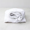 100% Linen Mattress Covers with Elastic Band Solid Color 1pc Fitted Sheet Soft Comfort Mattress Protector Queen King Size Bed 5