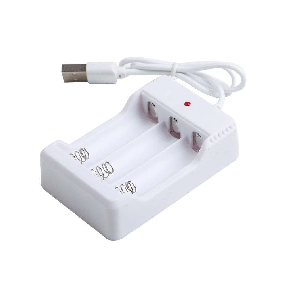 USB 2/3/4 슬롯 고속 충전 배터리 충전기 단락 보호 AAA 및 AA 충전식 배터리 스테이션, 고품질