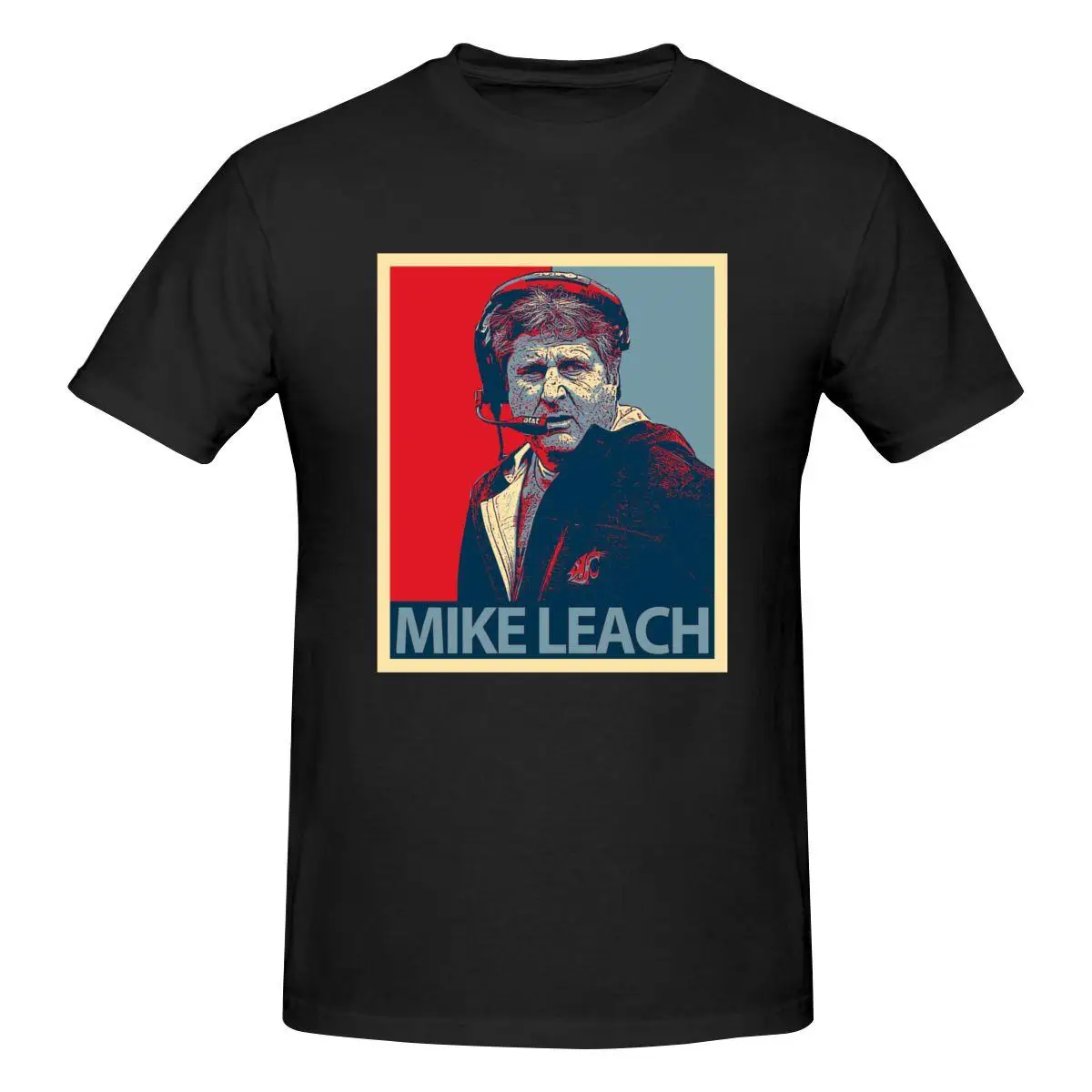 

Mike Leach T Shirt Cotton Custom Short Sleeve T-shirt