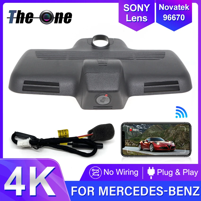 

Для Mercedes-Benz MB glc купе x253 220D Glc300 250D 4MATIC AMG s205 W205 C63 2015-2019 4K Wi-Fi Автомобильный видеорегистратор с видеорегистратором