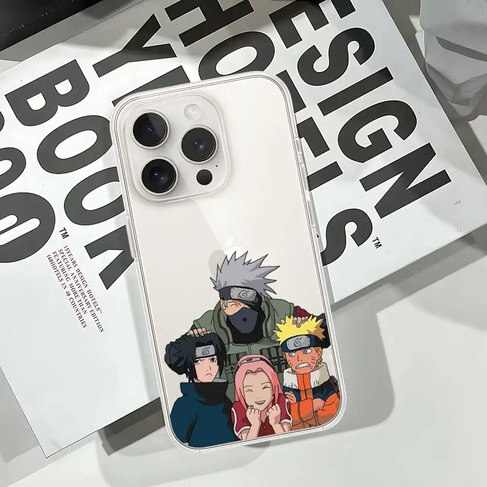 Akatsuki Logo Naruto Transparent Shockproof Phone Case