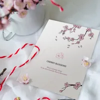 1Sheet Spring Cherry Blossom Season Clear Stamps for DIY Scrapbooking Flowers Silicone Clear Stamp Seals for Cards Making Photo 2