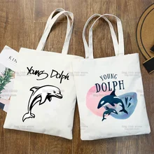 

Young Dolph Shopping Bag Grocery Shopper Jute Bag Shopping Tote Bag Shoping Reusable Bolsa Compra Sacolas