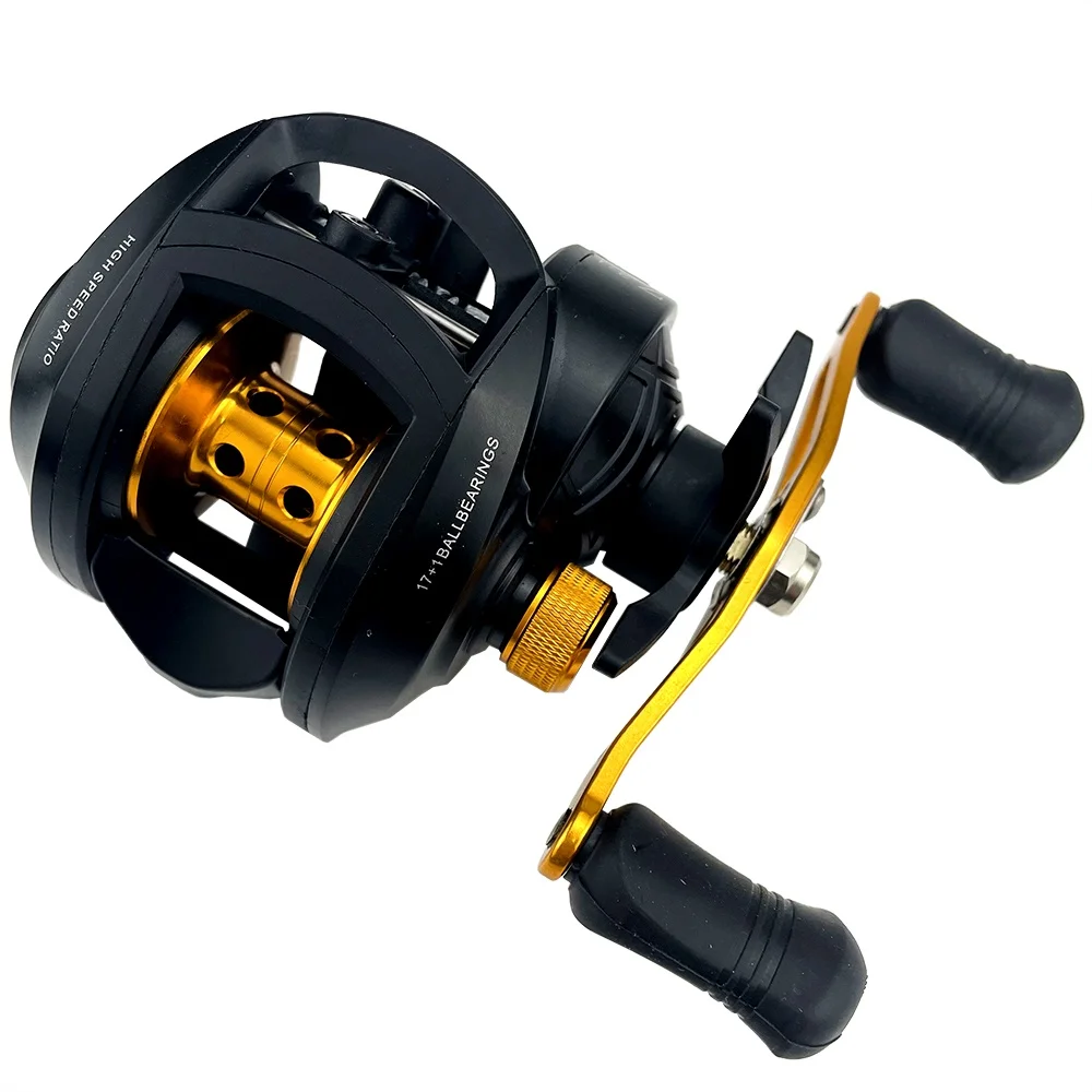 

Baitcasting Fishing Reel 7.2:1 Ultra-Light MAX Drag Power 8kg Long Casting Carretes Baitcasting