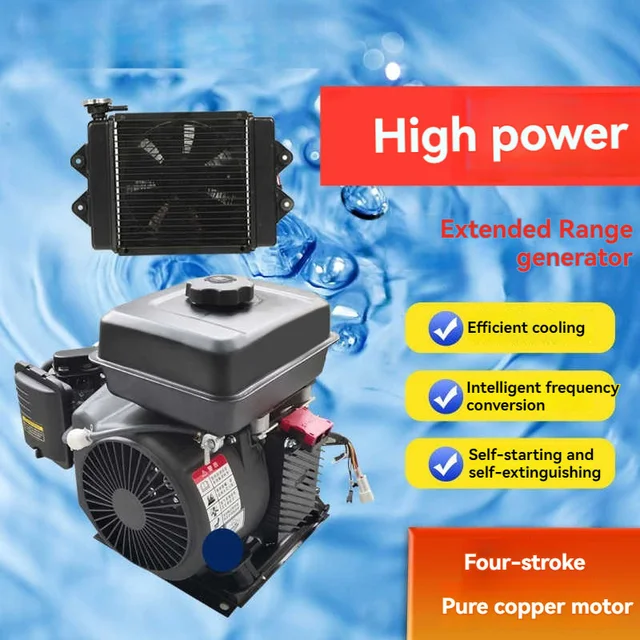 Low Noise Electric Vehicle Range Extender Generator for EV Power 1