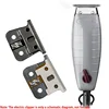 Andis Outline Engraving Electric Push Scissor Head Andean Corded Blade Suitable for Professional Barbershop Men's Hair Clipper 1