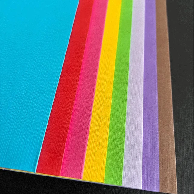 Textured Cardstock Paper, 50 Sheet 230gsm Faint Texture Colored Paper,  Double-Sided Printed , Premium Craft Thick Paper - AliExpress