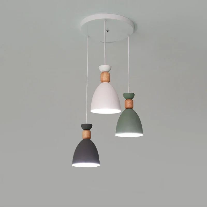 

Современные светодиодные подвесные светильники в скандинавском стиле, комнатный декор, дизайнерские столы для кафе, кухни, освещение, потолочный светильник, лампа