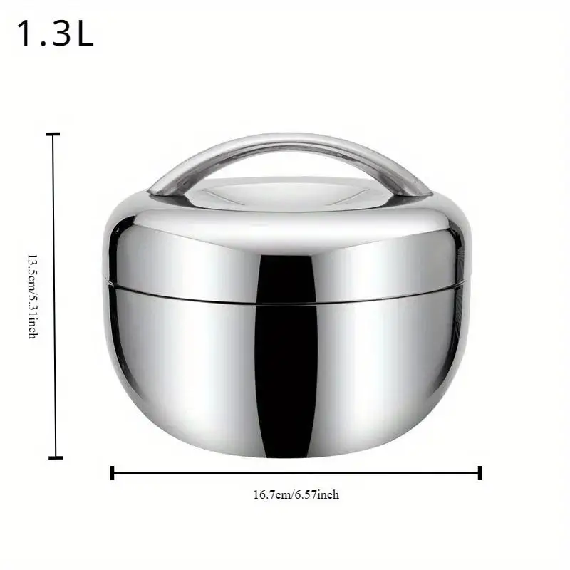 New Portable Office School Insulated Stainless Steel Bento Food Container Lunch Box Home Kitchen Storage Rice Box Supplies