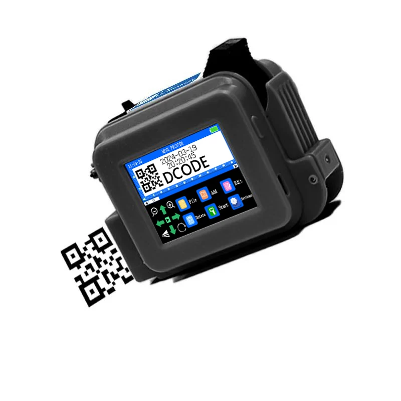 XMINI 12.7MM Portable Coder Handheld Inkjet Printer for Text QR Barcode Batch Nu