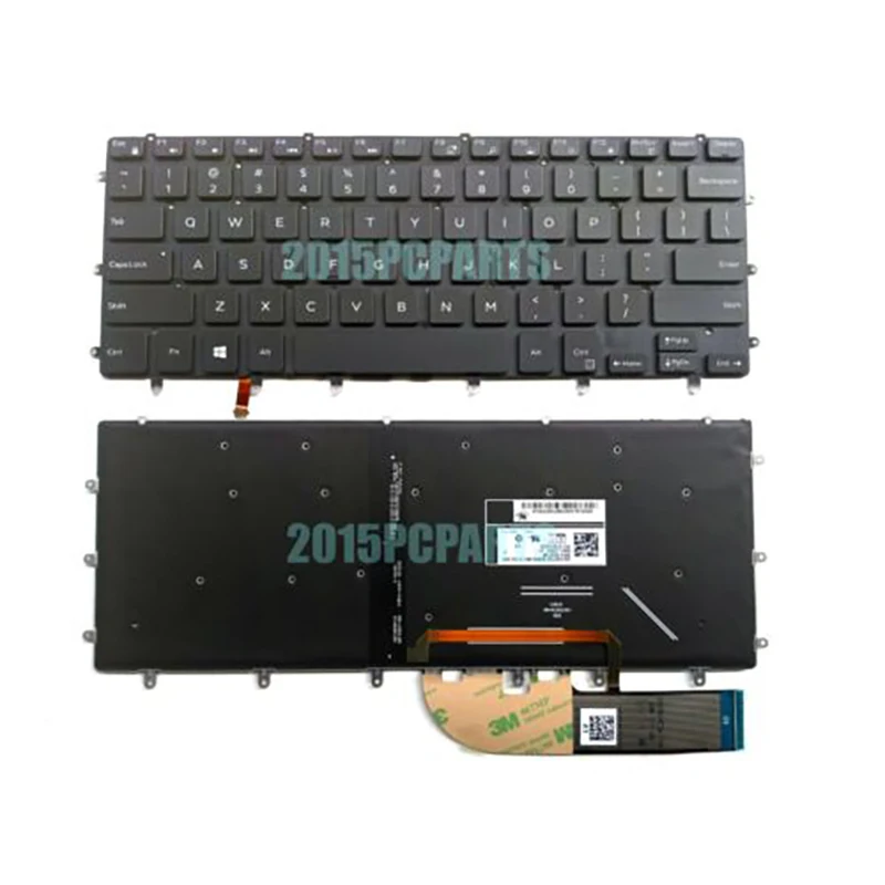 New For Dell Xps 15 9550 Keyboard Us Backlit 0Gdt9F