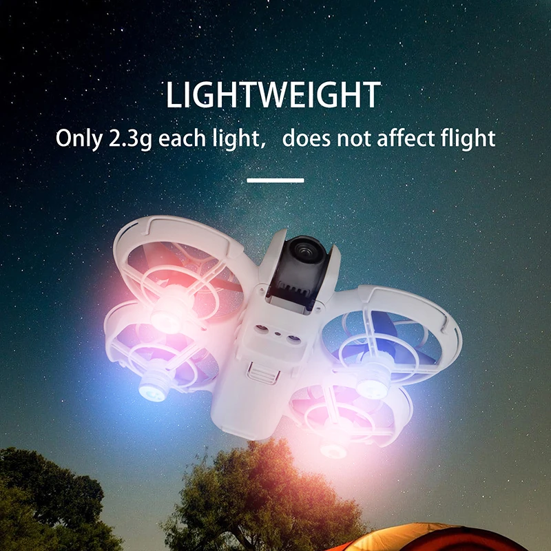 Description Picture 5 of itemDrone Night Flight Small Burst Flash Light for Dji Neo Luminous Signal Light Lightweight Portable Drone Accessories
