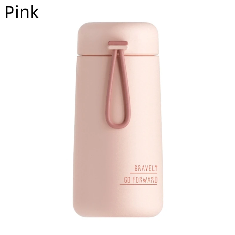 Mini Thermos Cup 280ml White Pocket Cup Stainless Steel Thermal Coffee Mug Vacuum Flask Insulated Hot Water Bottle Kids Gift